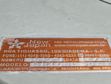 Foto: COLETOR DE PÓ INDUSTRIAL - NEW JAPAN - MODELO CICLONE 5O