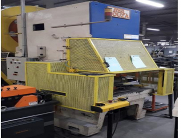 Foto: PRENSA EXCÊNTRICA MSL SOUZA - 200 TON - FREIO POR EMBREAGEM PNEUMÁTICA