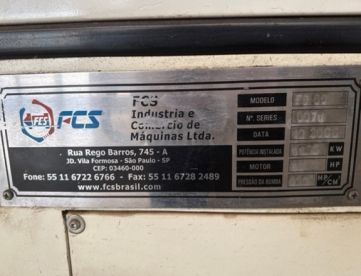 Foto: INJETORA  DE PLASTICOS - FCS - FT60 - 60 TONELADFAS - ACOMPANHA SECADOR - ANO 2000