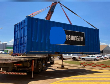 Foto: OFICINA COMPLETA CONTAINER - 2 TORNOS - 1 FRESADORA E ACESSÓRIOS