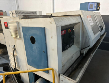 Foto: VENDO LOTE DE 4 TORNOS CNC 3 LOGIC 195II E 1 LOGIC 250-MAQUINAS PARARAM TRABALHANDO