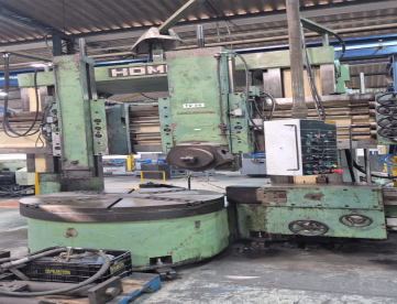 Foto: TORNO VERTICAL CONVENCIONAL - HOMMA ( Japonês )  - 15/20-ST -1500 X 1200 X 2000-TRABALHANDO NA INDUSTRIA