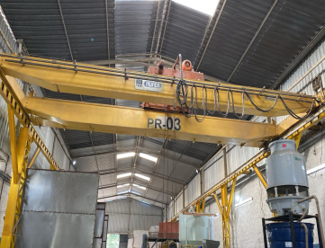 Foto: PONTE ROLANTE - MARCA MUNCK - 15TON - VIGA DUPLA - 11 METROS DE VÃO