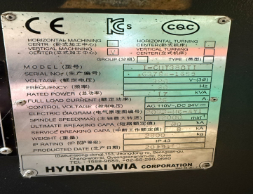 Foto: CENTRO DE USINAGEM, FURAÇÃO E ROSQUEAMENTO - HYUNDAI - i-CUT-380TI - ANO 2019 - 520 x 380 x 350 MM