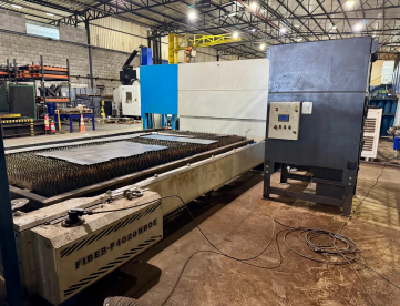 Foto: MÁQUINA DE CORTE LASER - FIBER - GASPARINI - LG 4020 - 3000W - ANO 2019 - COM 4º EIXO (CORTE TUBO)