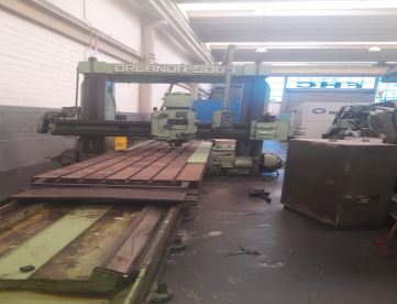 Foto: PLAINA DE MESA FRESADORA - ROCCO - ORLANDA - 5000MM X 1600MM X 1000MM