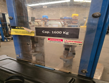 Foto: PALETEIRA ELÉTRICA - CAPACIDADE 1600 KG - PALETRANS - ELEVAÇÃO 1.600 MTS