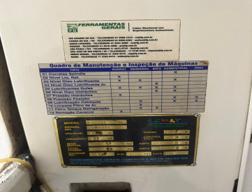 Foto: FRESADORA CNC SUNLIKE - 1000MM X 510MM X 500MM - ANO 2006