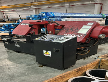 Foto: SERRA DE FITA HORIZONTAL AUTOMÁTICA HIDRAULICA AMADA MODELO HFA400W - ANO 2007
