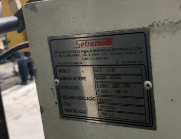 Foto: ENDIREITADOR - STREMA - SEF -1545 - ANO 2016