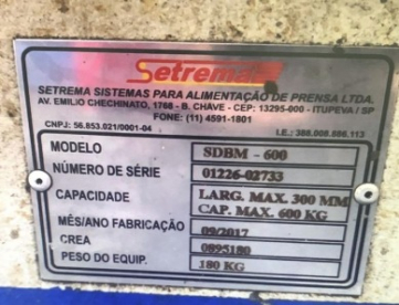 Foto: DESBOBINADOR - STREMA - SDNM-600 - ANO 2017