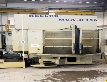 CENTRO DE USINAGEM HORIZONTAL - HELLER - MCA-H150 - 630 x 500 x 560 - ANO 1999 - DUPLO PALLET