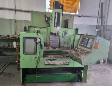 Foto: FRESADORA CNC ROCCOMATIC 5V - 500 X 300 X 500MM - COMANDO MCS RX510 - QUARTO EIXO - 1994