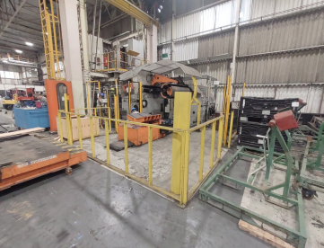 Foto: LINHA DESBOBINADOR E ENDIREITADEIRA DE CHAPAS - 1500MM X 2MM - COM NR12 -BOBINAS ATÉ 18 TONS -SCHULLER