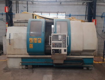 TORNO CNC SINITRON BNC 2280X - 2000 X 680 MM - COMANDO FANUC -ANO 2011