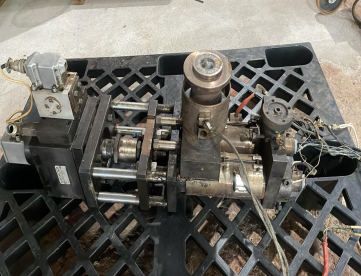 Foto: CONJUNTO CO-EXTRUSORA - TECK TRIL EMT25 + CABEÇOTE DUPLA CAMADA APTAR/NEWTEX - ANO 2002