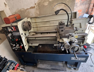 TORNO MECÂNICO CLEVER L-1640 ECO - 410 X 1000MM - ANO 2010