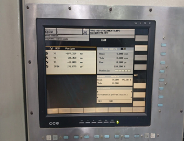 Foto: FRESADORA CNC - WOTAN - M1L - 1400 x 400 x 450 MM - ANO 1998
