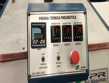 Foto: PRENSA TÉRMICA PNEUMÁTICA - PR12000 - ANO 2014