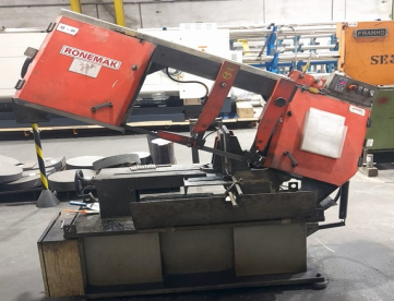SERRA DE FITA HORIZONTAL RONEMAK - MODELO  MR410 - CAPACIDADE DE CORTE ATE 410 MM
