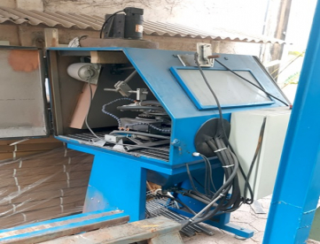 CABINE DE JATEAMENTO DE GRANALHA  AUTOMÁTICA - FABRICAÇÃO PRÓPRIA