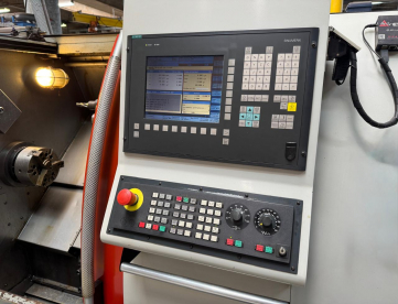Foto: TORNO CNC - ERGOMAT - TND250 - ANO 2008 - 280 x 500 MM - COMANDO SIEMENS