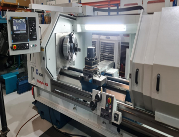 Foto: TORNO CNC - ROMI - MULTIPLIC 40A - 685 x 3000MM - RETROFITADO EM 2025 - ÁRVORE DE 160MM