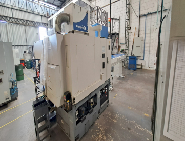 Foto: TORNO CNC AUTOMÁTICO DE CABEÇOTE MÓVEL - NOMURA DS - NN20J3 xb -  ANO 2023 - COM ALIMENTADOR DE BARRAS