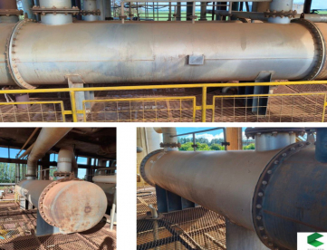 Foto: COLUNA DESIDRATRADORA CONGER PARA PRODUÇÃO DE 120M3 / 24HORAS DE ALCOOL ANIDRO - SEM USO