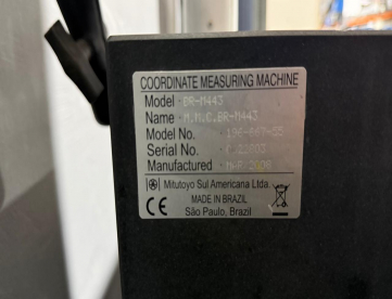Foto: TRIDIMENSIONAL MITUTOYO - BR-M 443 - ANO 2008