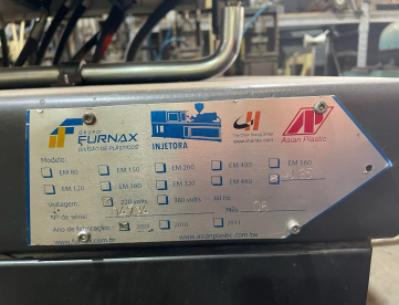 Foto: INJETORA DE PLÁSTICO FURNAX / CHEN HSONG - MODELO MJ35 - 50 GRAMAS