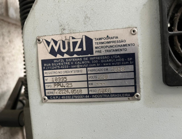 Foto: MÁQUINA DE GRAVAÇÃO - PUNCIONADEIRA - WUTZL PPW25 - ANO 2018