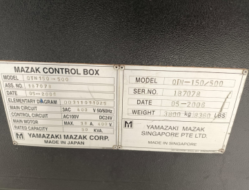 Foto: CENTRO DE TORNEAMENTO - MAZAK - NEXUS QTN 150 - ANO 2006
