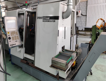 TORNO AUTOMÁTICO CNC DE CABEÇOTE MÓVEL - DMG MORI GILDEMEISTER - SPRINT 32/8 - ANO 2007