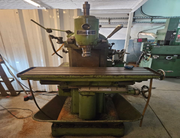 FRESADORA UNIVERSAL COM CABEÇOTE VERTICAL (ALEMÃ)