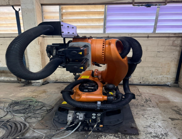 Foto: ROBÔ INDUSTRIAL - KUKA – 6 EIXOS – 210 KG – ALCANCE 2696 MM