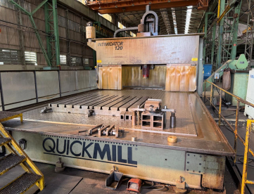 CENTRO DE USINAGEM TIPO PORTAL (GANTRY) - QUICKMILL - INTIMIDATOR 120 - ANO 2008 - COMANDO FANUC - 4.775 x 3.048 x 762 MM