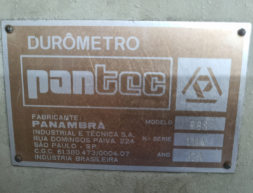 Foto: DURÔMETRO ANALÓGICO DE BANCADA - PANTEC - RBS
