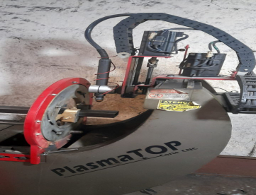 Foto: MÁQUINA DE CORTE PLASMA CNC (P/ TUBOS) - PLASMA TOP - ANO 2022