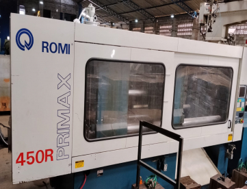 Foto: INJETORA DE PLÁSTICOS ROMI PRIMAX 450 ANO 1999 - RETROFITADA 2025 + ROBO STARSEIKI