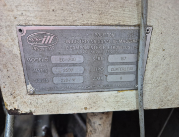 Foto: AQUECIMENTO POR INDUÇÃO POLITRON MODELO EC 700 - 60 KW