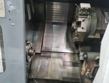 Foto: CENTRO DE TORNEAMENTO HYUNDAI - SKT 160C - 285 X 300MM - SIEMENS - CONTRA PONTO - ANO 2010