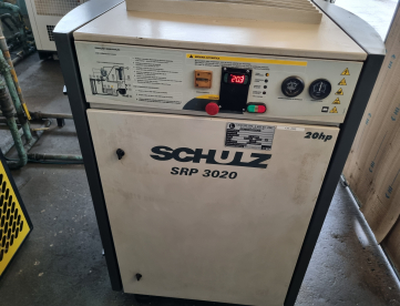 COMPRESSOR DE AR PARAFUSO - SCHULZ - SRP 3020 - 20 HP - ANO 2008