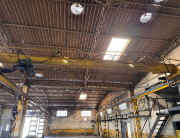 PONTE ROLANTE MARCA ROVELLA CAPACIDADE 05 TONELAS -VAO 10 MTS -JA ESTA DESMONTADA