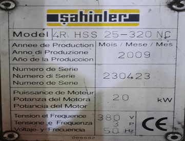 Foto: CALANDRA HIDRÁULICA - 4 ROLOS COM INICIAL SAHINLER - 2500MM X 25MM - ANO 2009 -SÉRIE 4R HSS