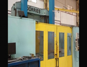 Foto: TORNO VERTICAL CNC DORRIES PLACA 2500-TORNEAVEL  2750 ALTURA  1560 -COMANDO SIEMENS 840Di -TRABALHANDO NA INDUSTRIA