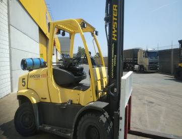 Foto: EMPILHADEIRA  A GAS   MARCA HYSTER  MODELO 155 FT  - 7 TONELADAS -ANO 2014