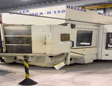 Foto: CENTRO DE USINAGEM HORIZONTAL DUPLO PALLET HELLER MCA-H150 -PALLET 400 X 500 -COM DUAS BOMBAS DE ALTA PRESSAO -COMANDO  SIEMENS SYSTEM3 -ANO 1999
