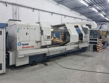 TORNO CNC - ROMI - CENTUR 50 - ANO 2014 - 1.000MM x 5.000 MM