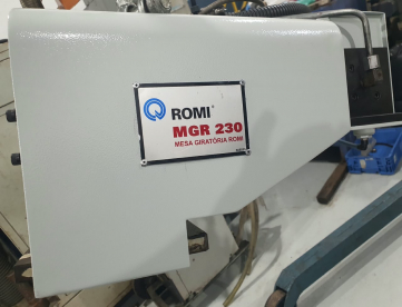 QUARTO EIXO - ROMI - MGR 230  FANUC -  COMANDOS FANUC - SEM O DRIVE